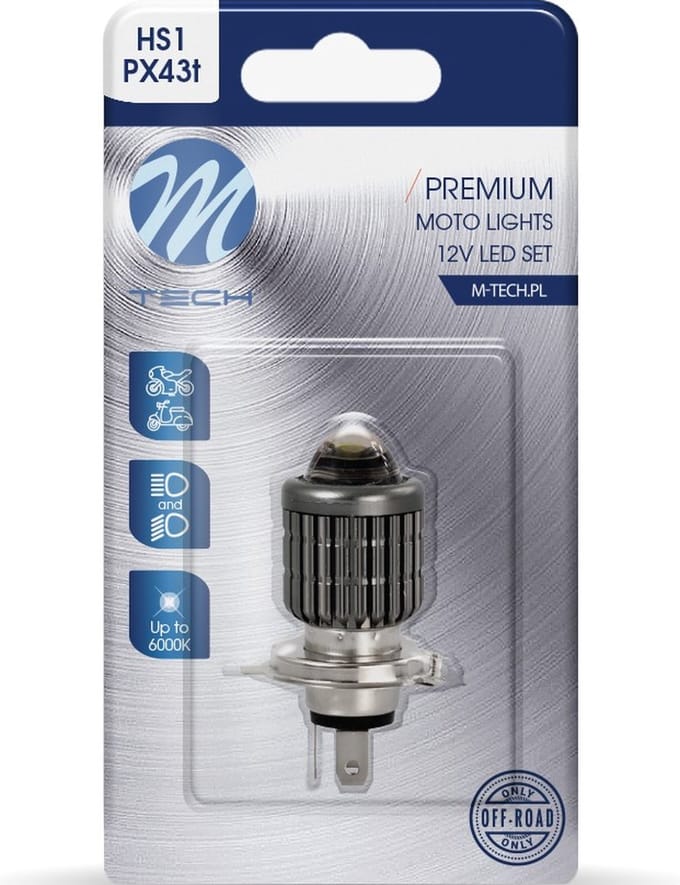 M-Tech LED - HS1 12V 2x 10W - Premium - Wit