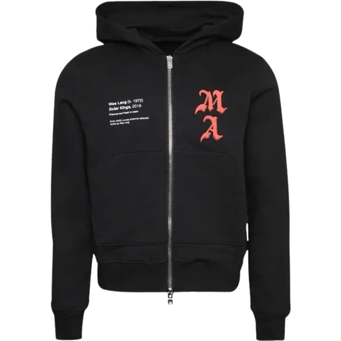 Amiri Wes Lang Solar Kings Hoodie Zwart