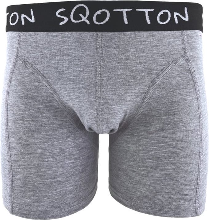 Boxershort - SQOTTON® - Basic - Grijs - Maat L