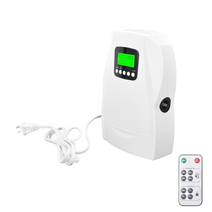 Ozon Ionisator Reiniger Draagbare Multifunctionele O3 Generator voor Lucht Voedsel 500mg/h white