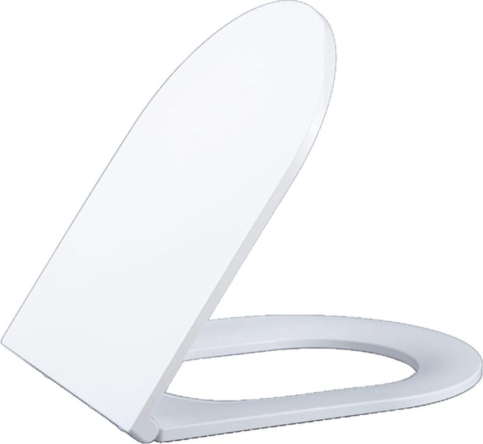 QeramiQ Dely Zitting - softclose - quickrelease - slim - wit glans