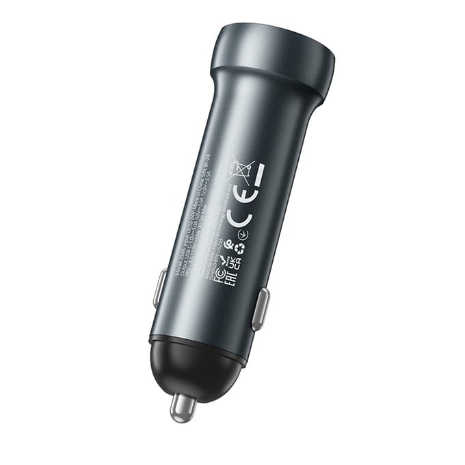 Hoco snellader voor in de auto - 1x USB-A & 1x USB-C poort