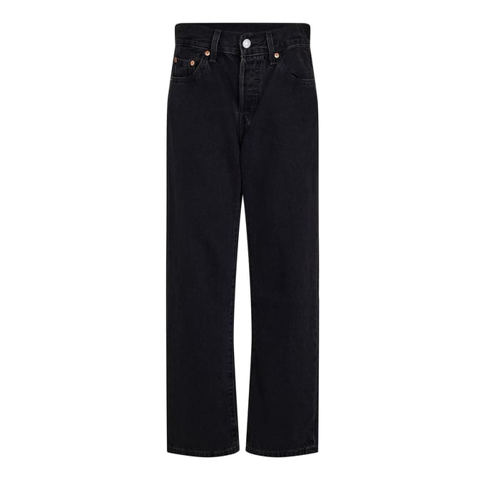 Levis Dames/Dames 501 Korte Jeans (Maanzwart)