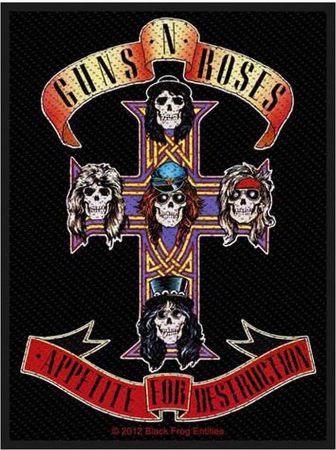 Guns N' Roses - Appetite Patch - Zwart