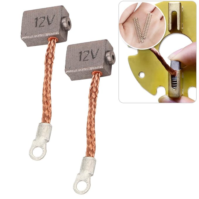 2 stuks vervangende koolborstelveren voor elektrische bootpropellers, accessoires voor scheepsmotoren gray