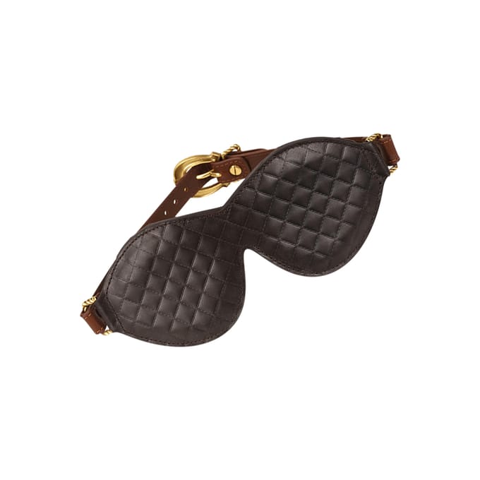 Liebe Seele - The Equestrian Leather Blindfold - Leren Blinddoek