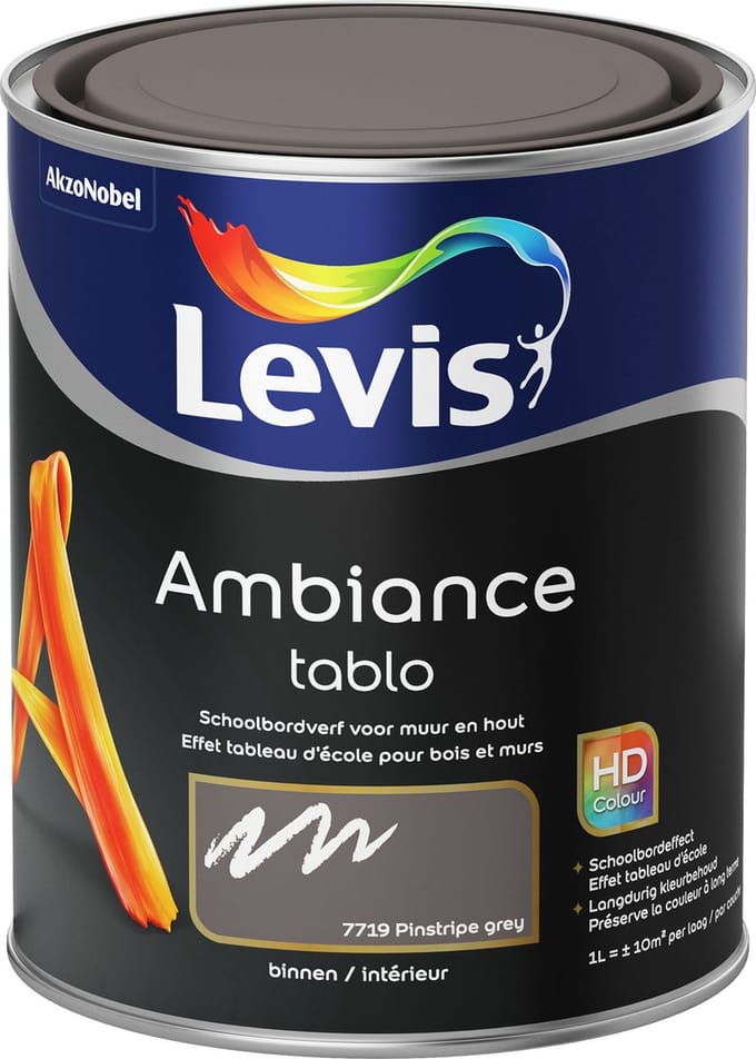 Levis - Ambiance Tablo - Pinstripe Grey - 1 L