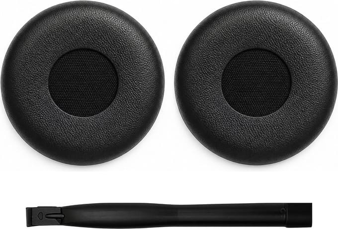 Set Oorkussens voor Jabra Koptelefoon - Evolve 20 Oorkussen - Evolve 20/20se/30/30II/40/65 - Kunstleer met Traagschuim