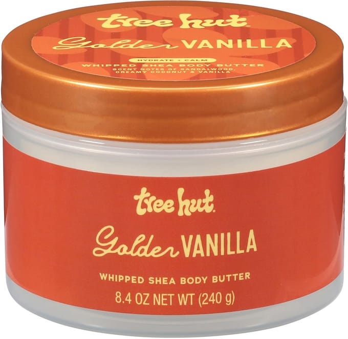 Tree hut Golden Vanilla Whipped Shea Body Butter 240g