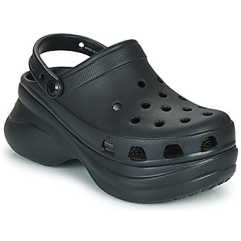 Crocs Classic Bae - Dames Platform Klompen - Zwart - Maat 41-42