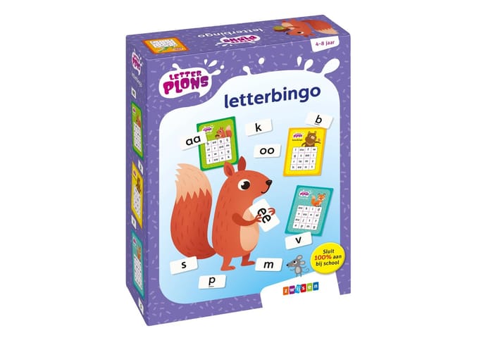 Letterplons - Letterbingo 4-8 jaar