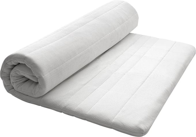 Topper 140x200 - 10cm dik - HR Koudschuim - Afritsbaar hoes - Ergoline