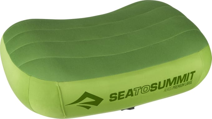 Sea to Summit Aeros Premium - Opblaasbaar Hoofdkussen - Large Lime