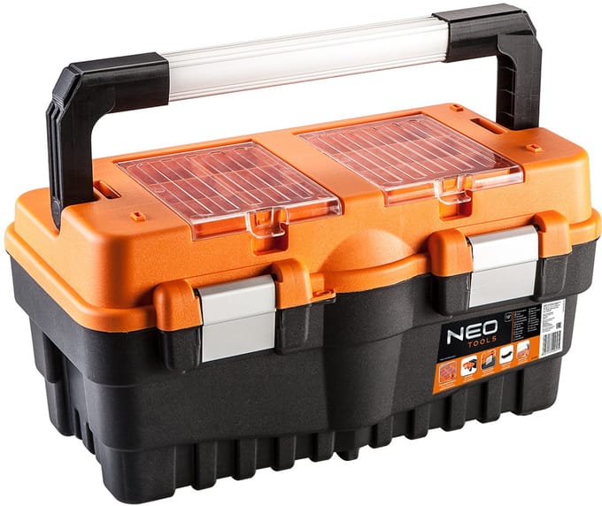 NEO Serie - Gereedschapskoffer - 18 inch - Aluminium Sluitingen