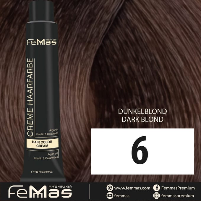 Femmas (6) - Haarverf - Donkerblond 100ml