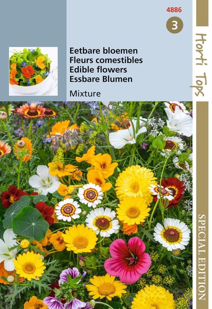 5 stuks HTS Eetbare bloemen mengsel
