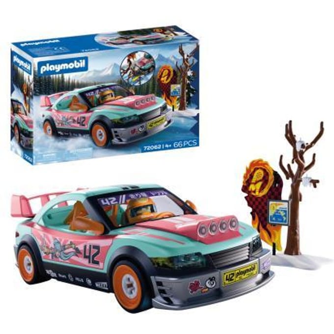 Playmobil – 72062 – raceauto speelset – 68-delig – sportactie