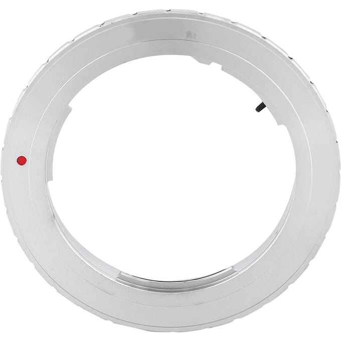 OM-EOS Koperen Lensvatting Adapterring voor Olympus OM Lens naar voor Canon EOS EF Vatting SLR Camera white
