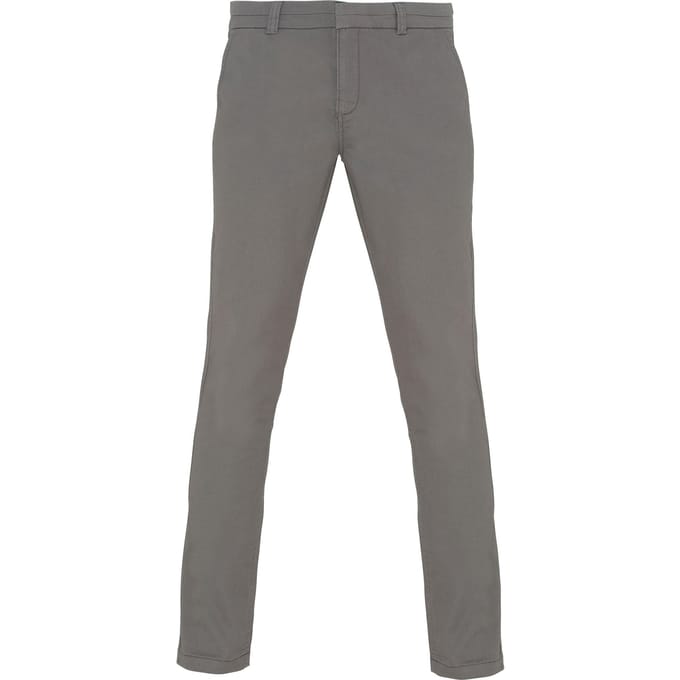 Asquith & Fox Dames/dames Casual Chino Broek (Leisteen)