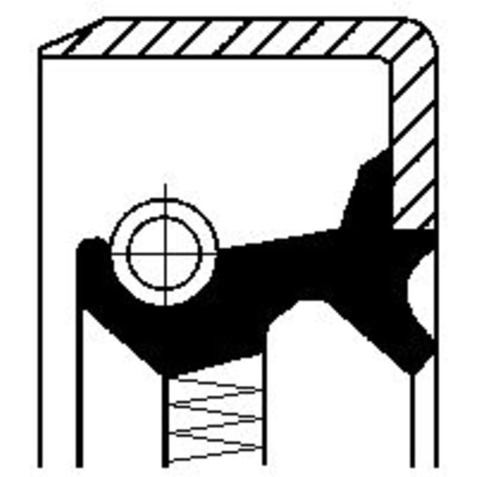 Oliekeerring, versnellingsbak CORTECO 12012768B