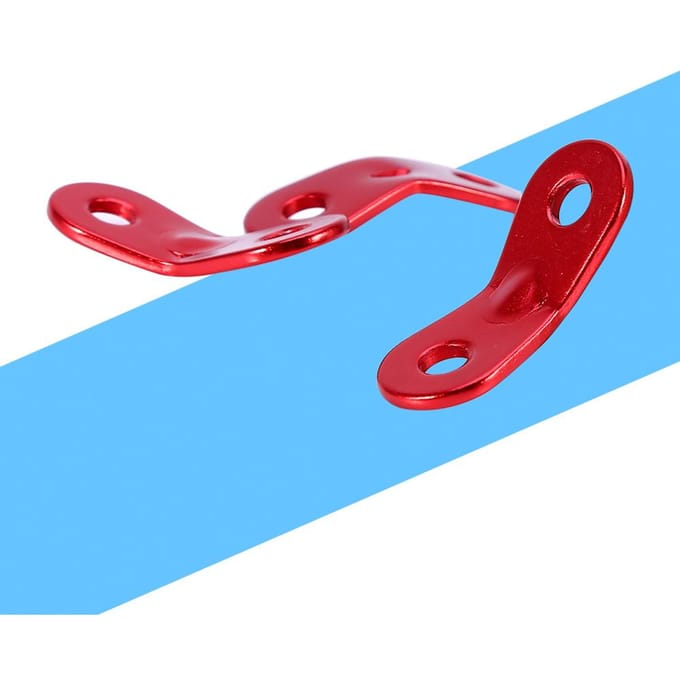 10x Tenttouwspanner Scheerlijnspanner Touwversteller Campingaccessoires rood