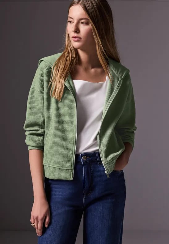 Kort sweatvest