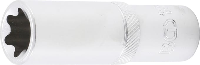 BGS Dopsleuteldop E-profiel, diep 1/2 E20
