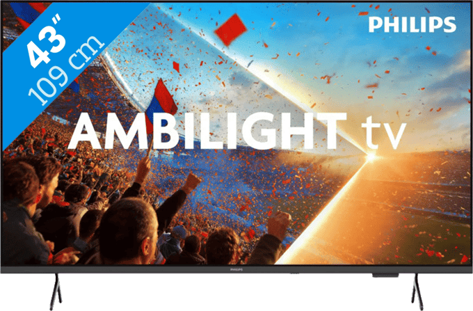 Philips 43" Flat screen TV LED 4K HDR 10+ 43PUS8001/12 Ambilight