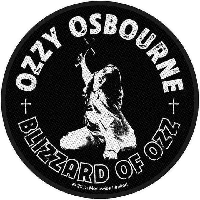 Ozzy Osbourne - Blizzard Of Ozz Patch - Zwart