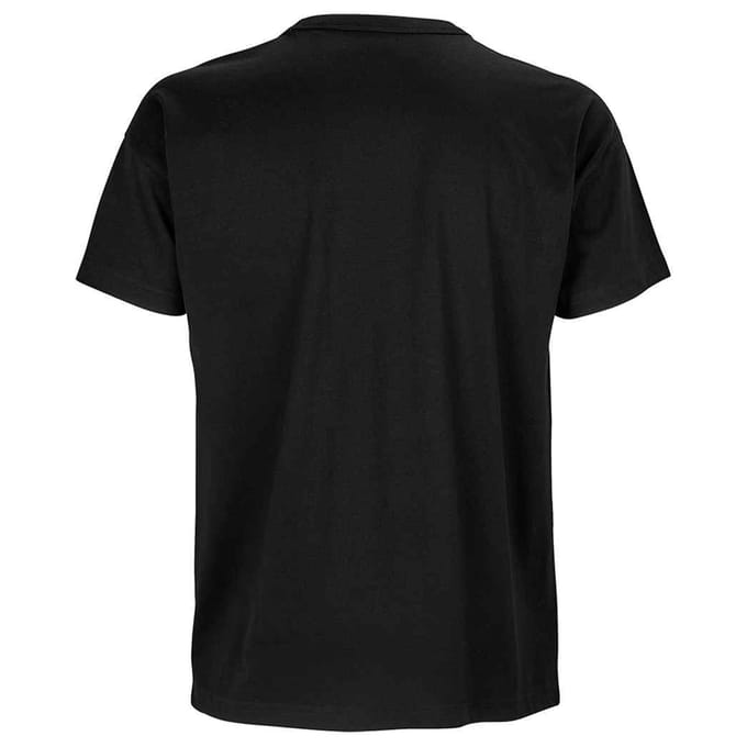 SOLS Heren Boxy Oversized T-shirt (Diep zwart)