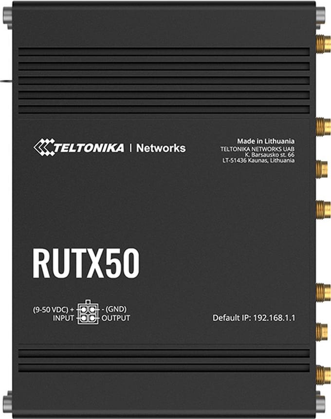 Teltonika RUTX50 Router Geïntegreerd modem: LTE, UMTS 2.4 GHz, 5 GHz
