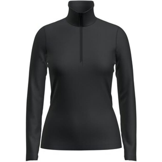 200 Oasis LS Half Zip Pully Dames Black XS
