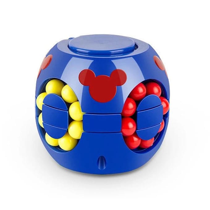 Mode Fidget Spinner Rubik's Cube Grappig Roterende Magische Kubus Kinderen Puzzel Speelgoed Geschenken Stress Relief 1Pc
