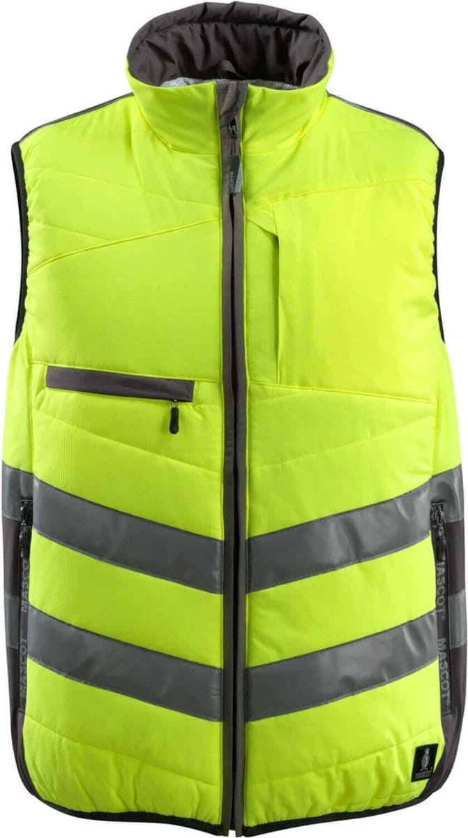 Mascot Safe Supreme Wintervest 15565-249 - hi-vis geel/donkerantraciet - M
