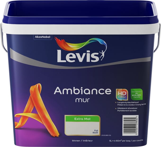 Levis - Ambiance Mur Extra Mat - Fuji - 5 L