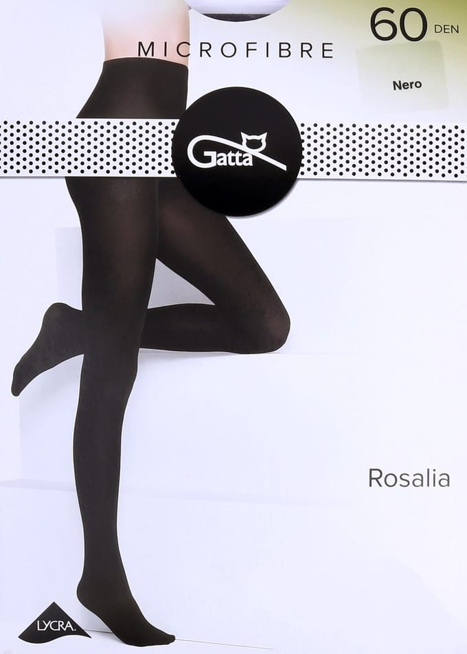 Matte, zwarte panty ROSALIA 60 DEN, GATTA