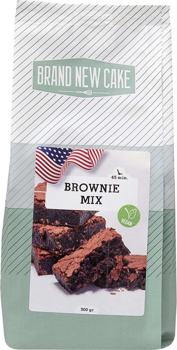 BrandNewCake® Vegan Brownie mix 500gr - Bakmix
