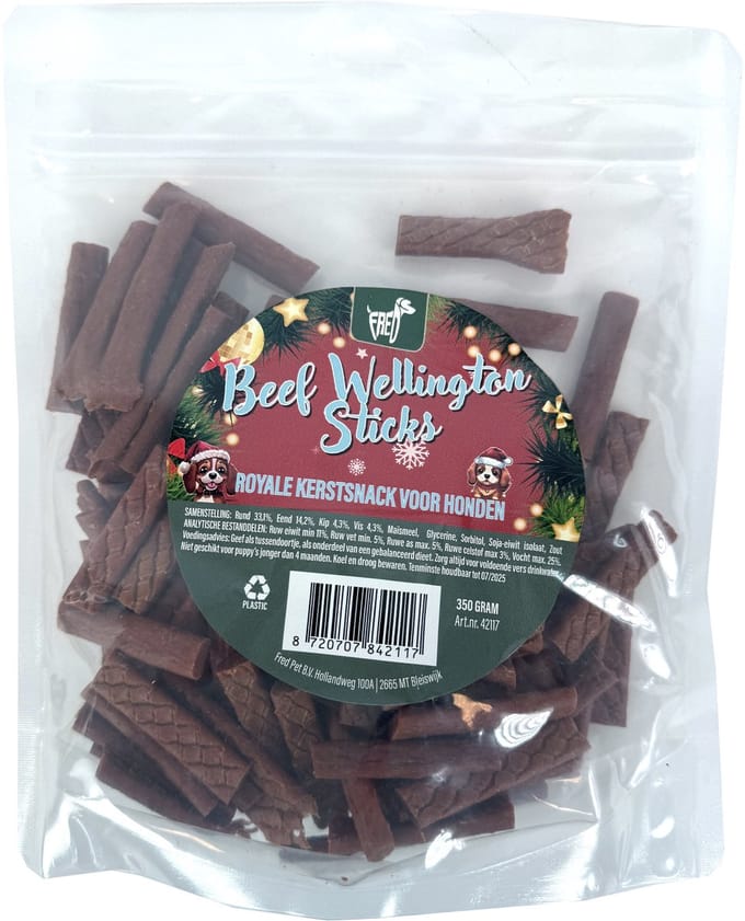 Freds Beef Wellington Sticks 350 gram