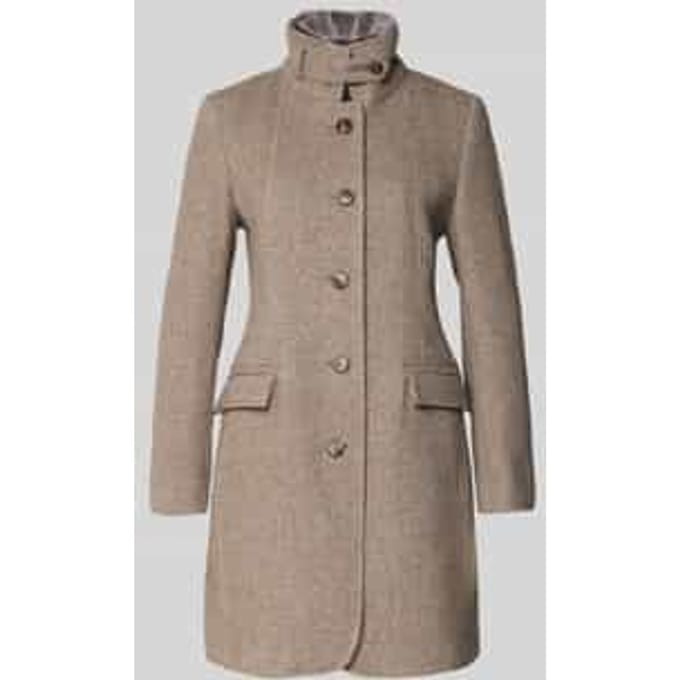 Lange jas met knoopsluiting model 'ASTRALA'