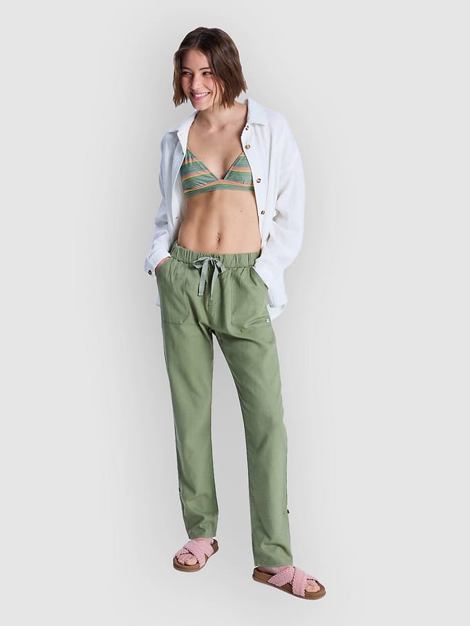Roxy On The Seashore Broek Groen L Vrouw