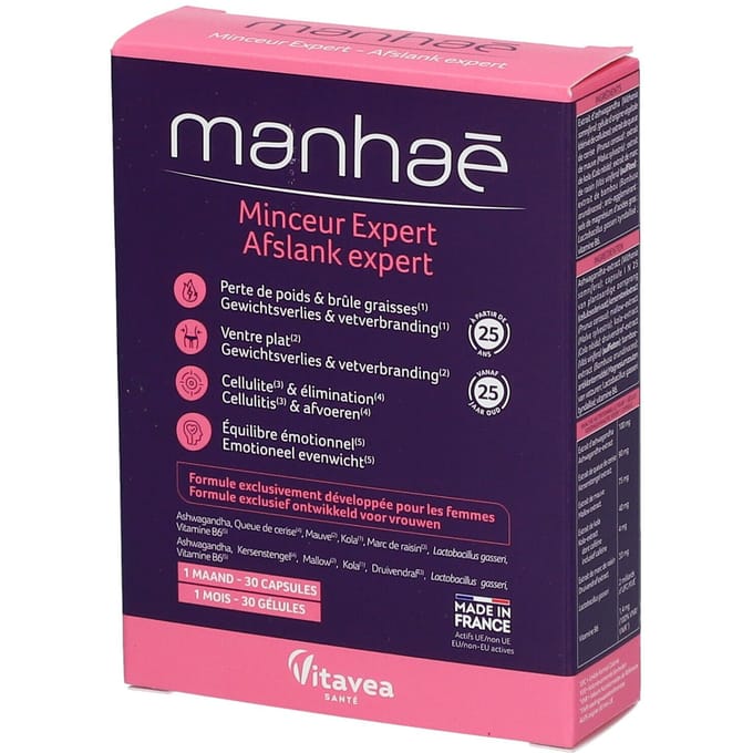 Manhaé Afslank Expert 30 Capsules