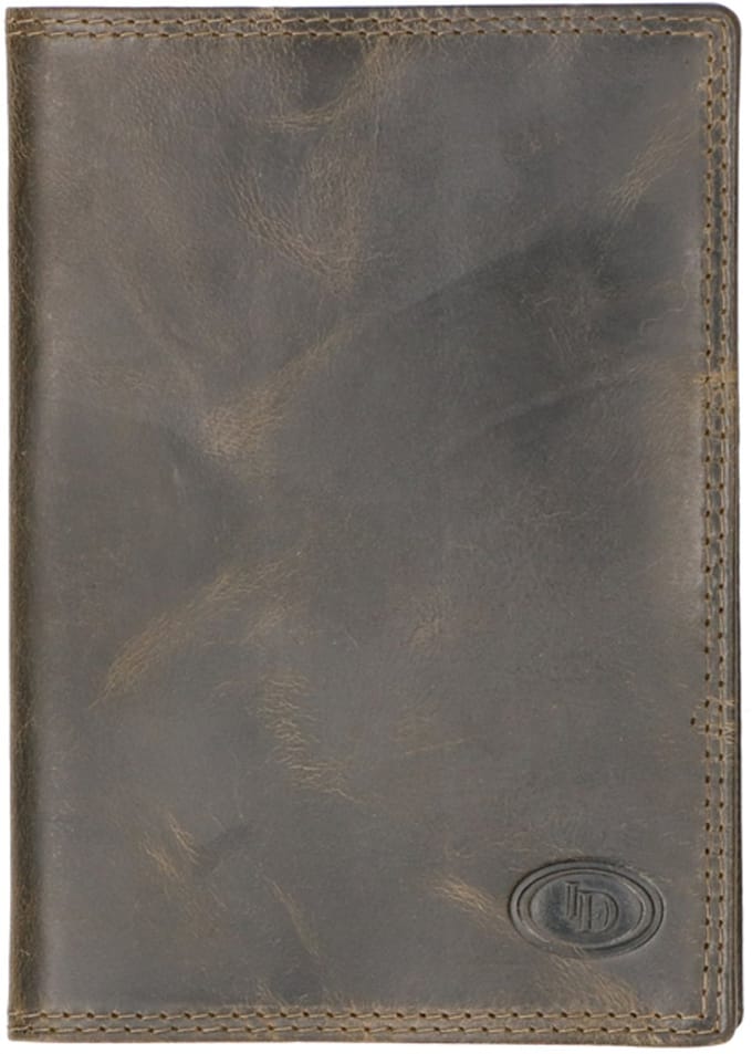 Leather Design Paspoort Etui Groen