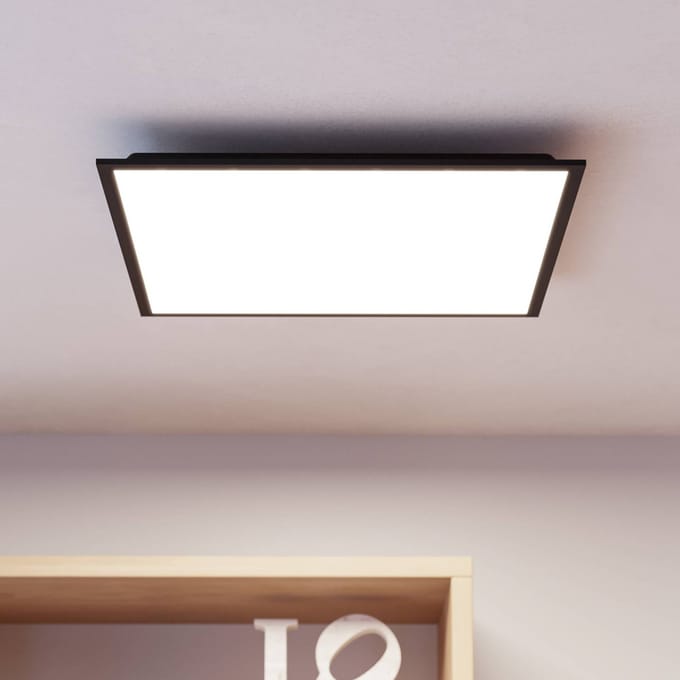 EGLO Oxpark Hanglamp - E27 - 92 cm - Zwart|Wit|Groen - Bamboe