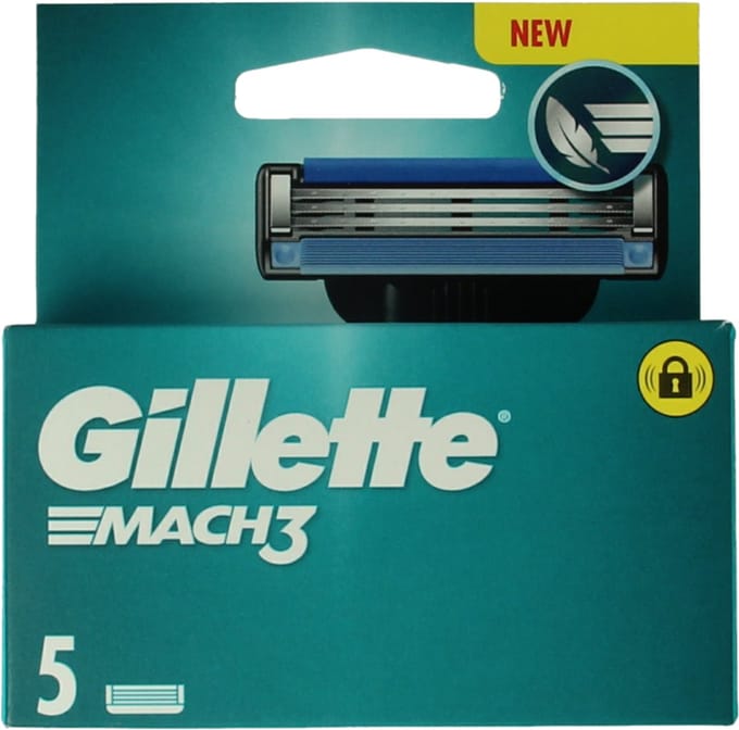 Gillette Mach 3 - 5 stuks - Scheermesjes
