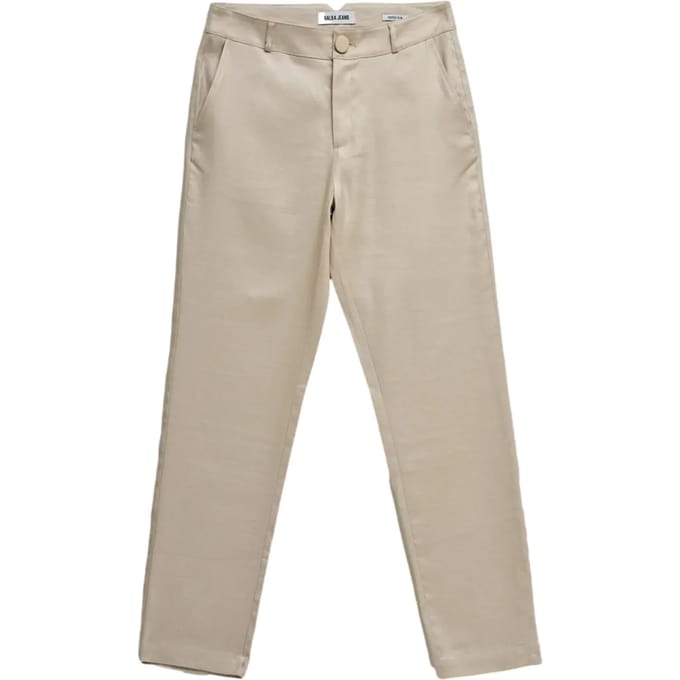 Linnen chino pantalon voor dames Salsa Jeans