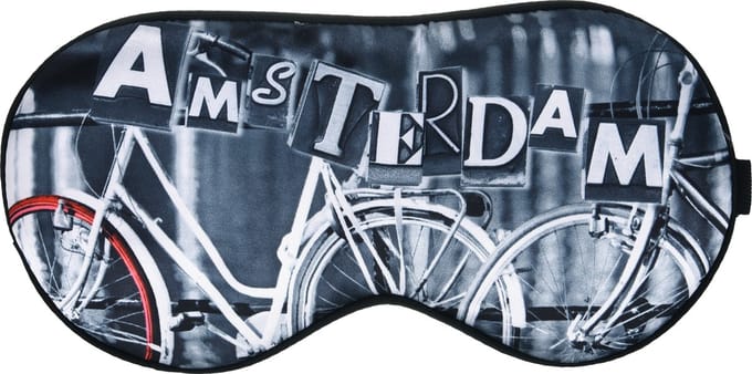 Robin Ruth - Slaapmasker unisex - Amsterdam fiets