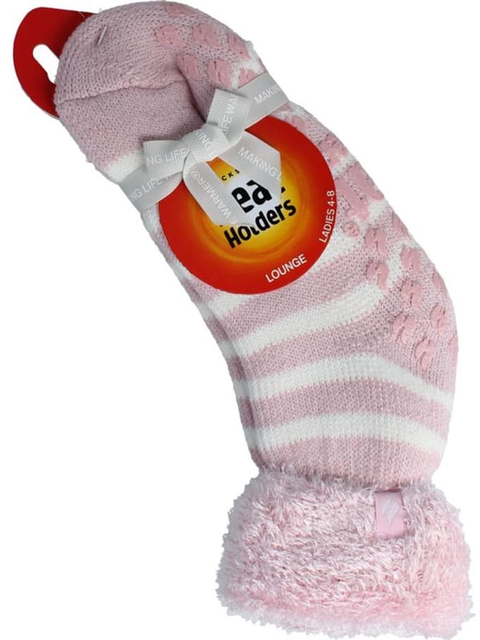 Heat Holders Ladies Lounge Socks 4-8 37-42 Pink (1 paar)