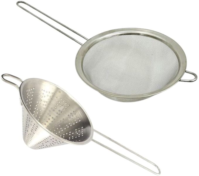 Duo Zeef zeef 19 cm en Kegelzeef 30 cm Fackelmann Basic