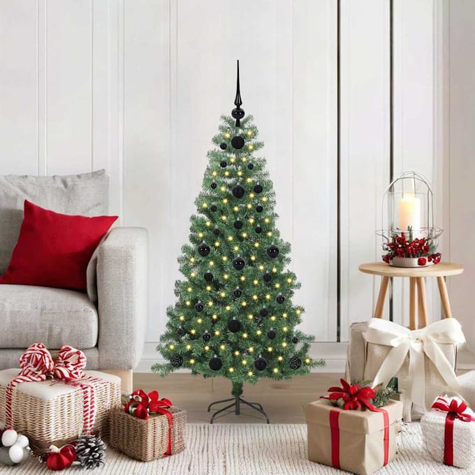 vidaXL Kerstboom Groen 120 cm PVC