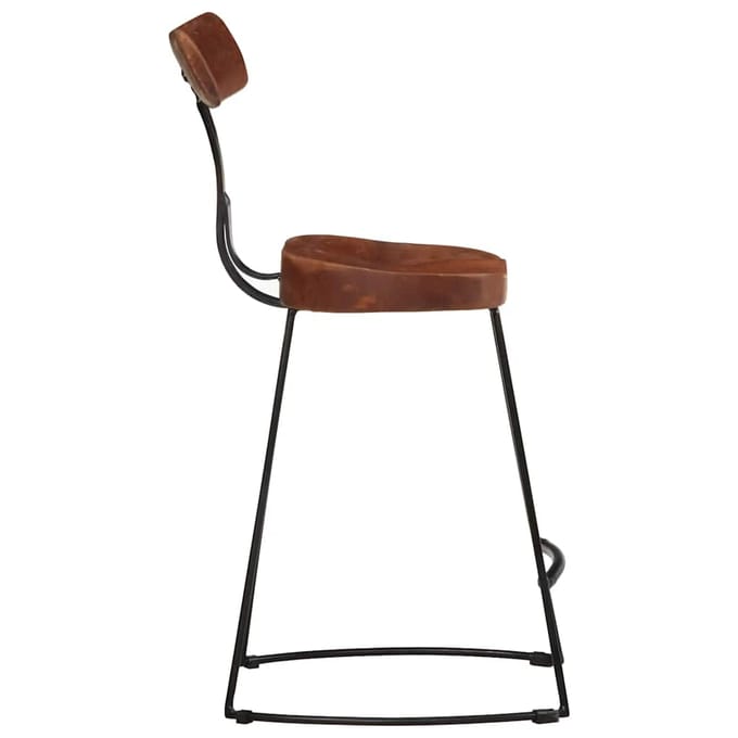 vidaXL - Barkrukken - 2 - st - 49x43x79 - cm - massief - mangohout